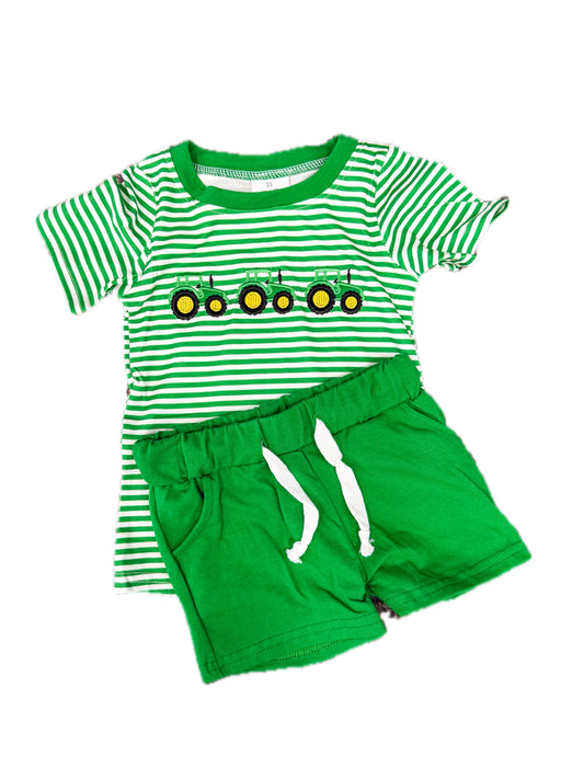 Trio Tractor Short Set