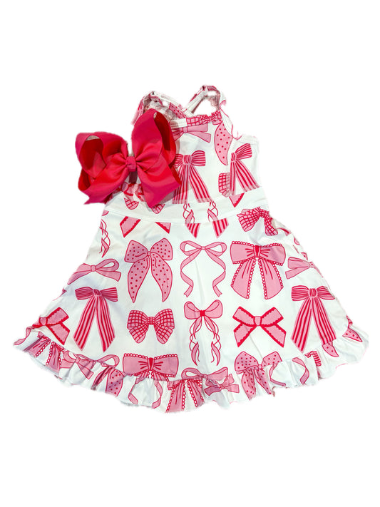 Hot Pink Coquette Active Dress