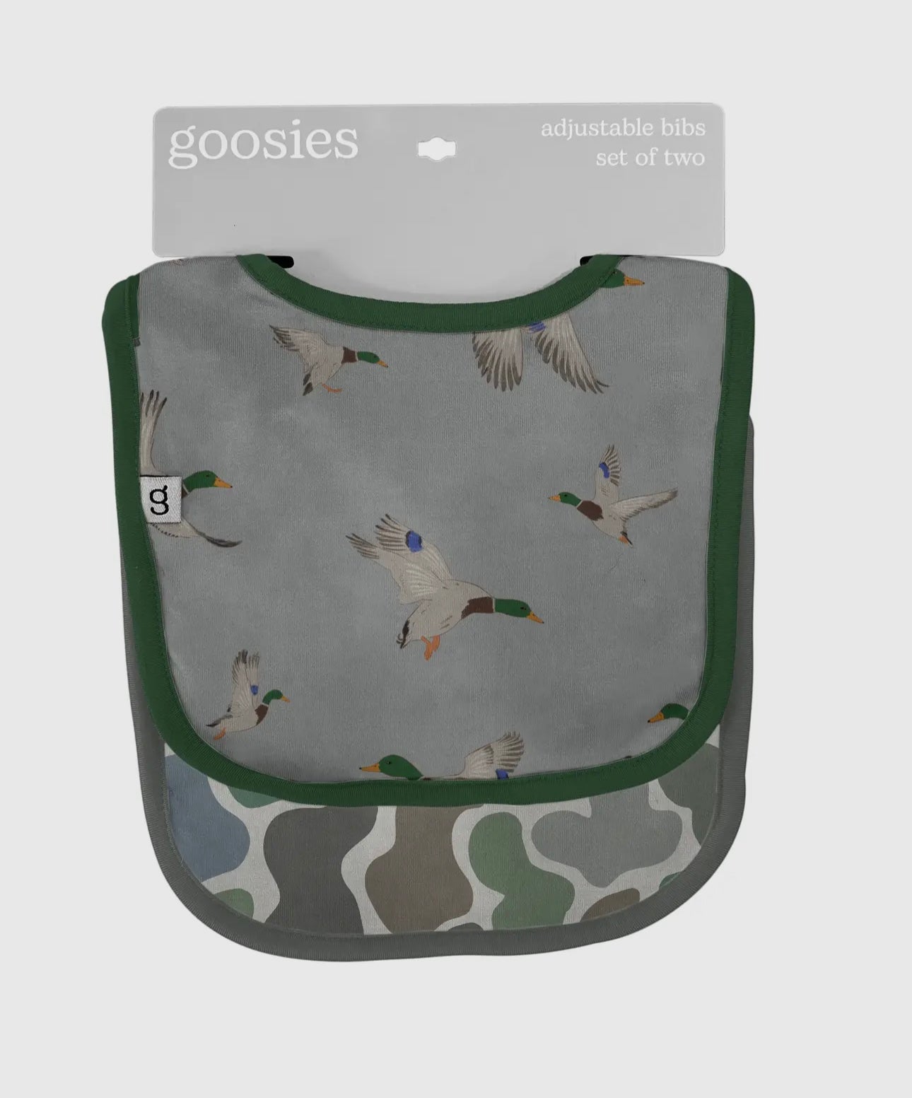 Mallard Camo Bamboo Bib Set