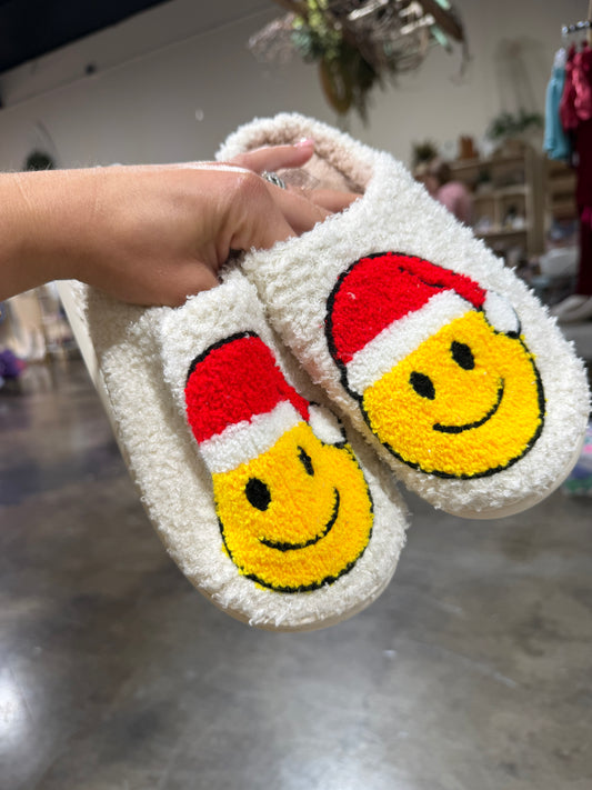 Smiley Santa Slipper Adult