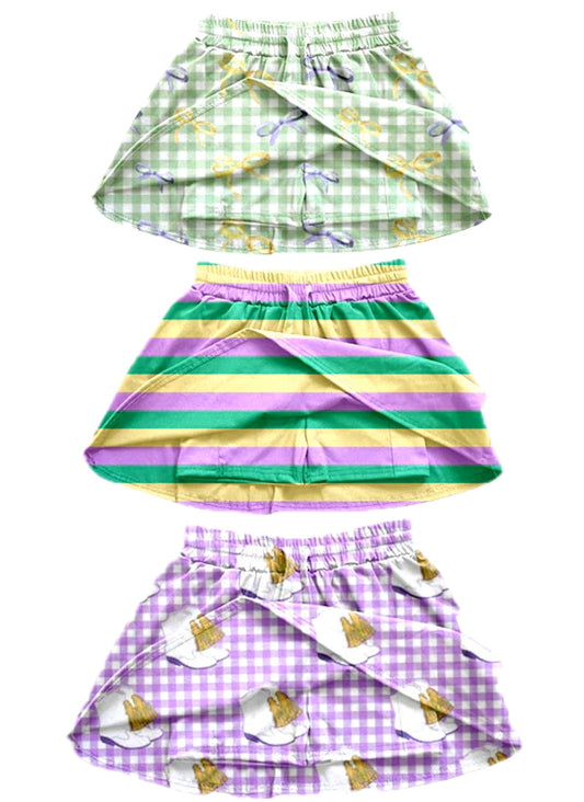 Mardi Gras Skort PRE-ORDER