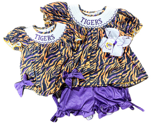 Tiger Stripe Smock