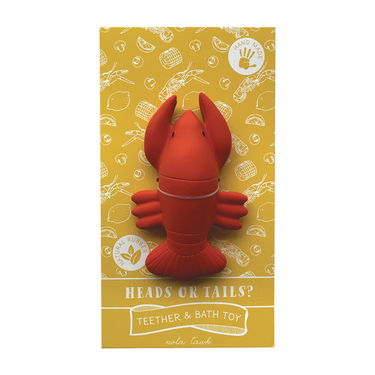 Teether & Bath Toy: Heads or Tails?