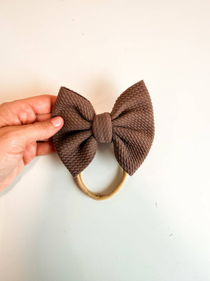 Chocolate Bullet Bow + NYLON 