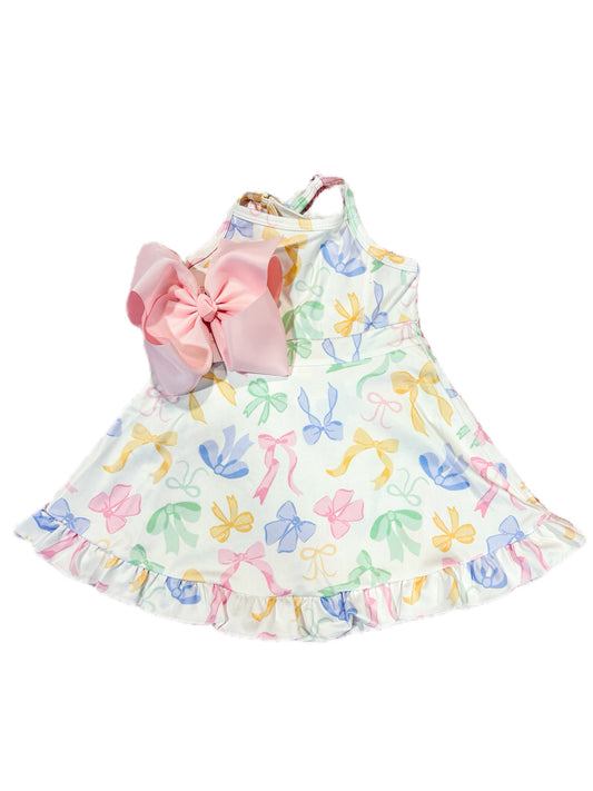 Pastel Bow Active Dress