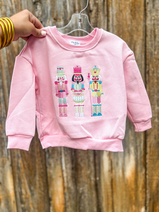 Embroidered Nutcracker Pullover