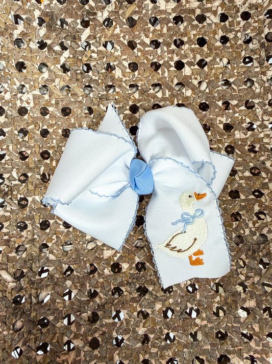 Blue Moon-stitch Goose Bow
