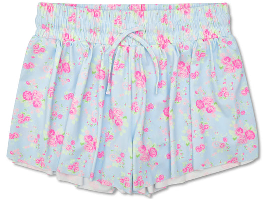 Ditsy Floral Butterfly Shorts (Large (14))