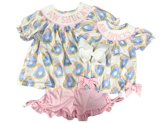 Pink Aw Shucks Smock