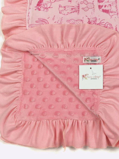 Pink Western Blanket