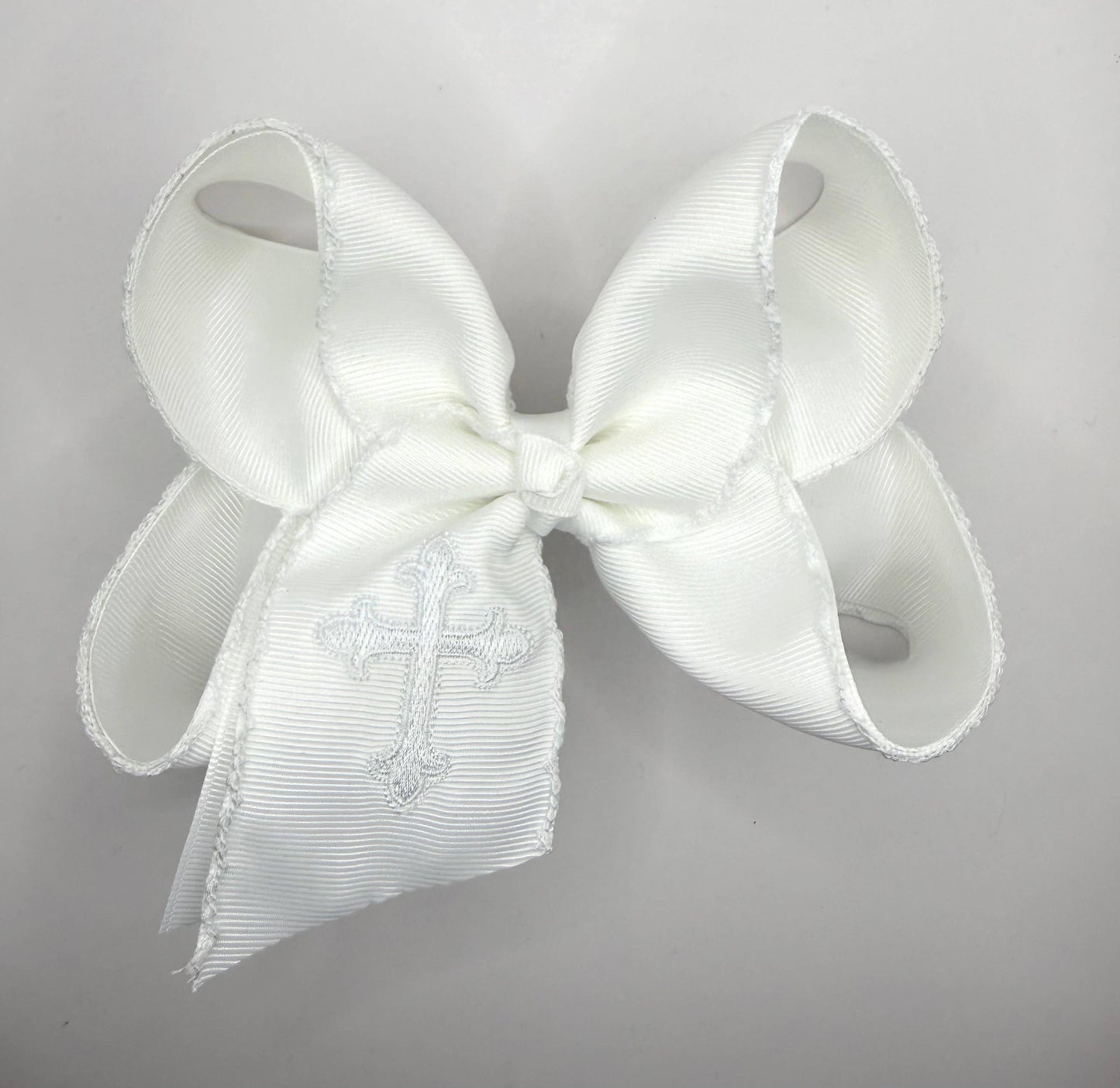 White Cross Moonstitch