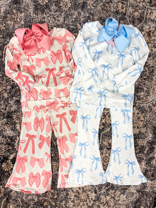 Blue Bow Lounge Set
