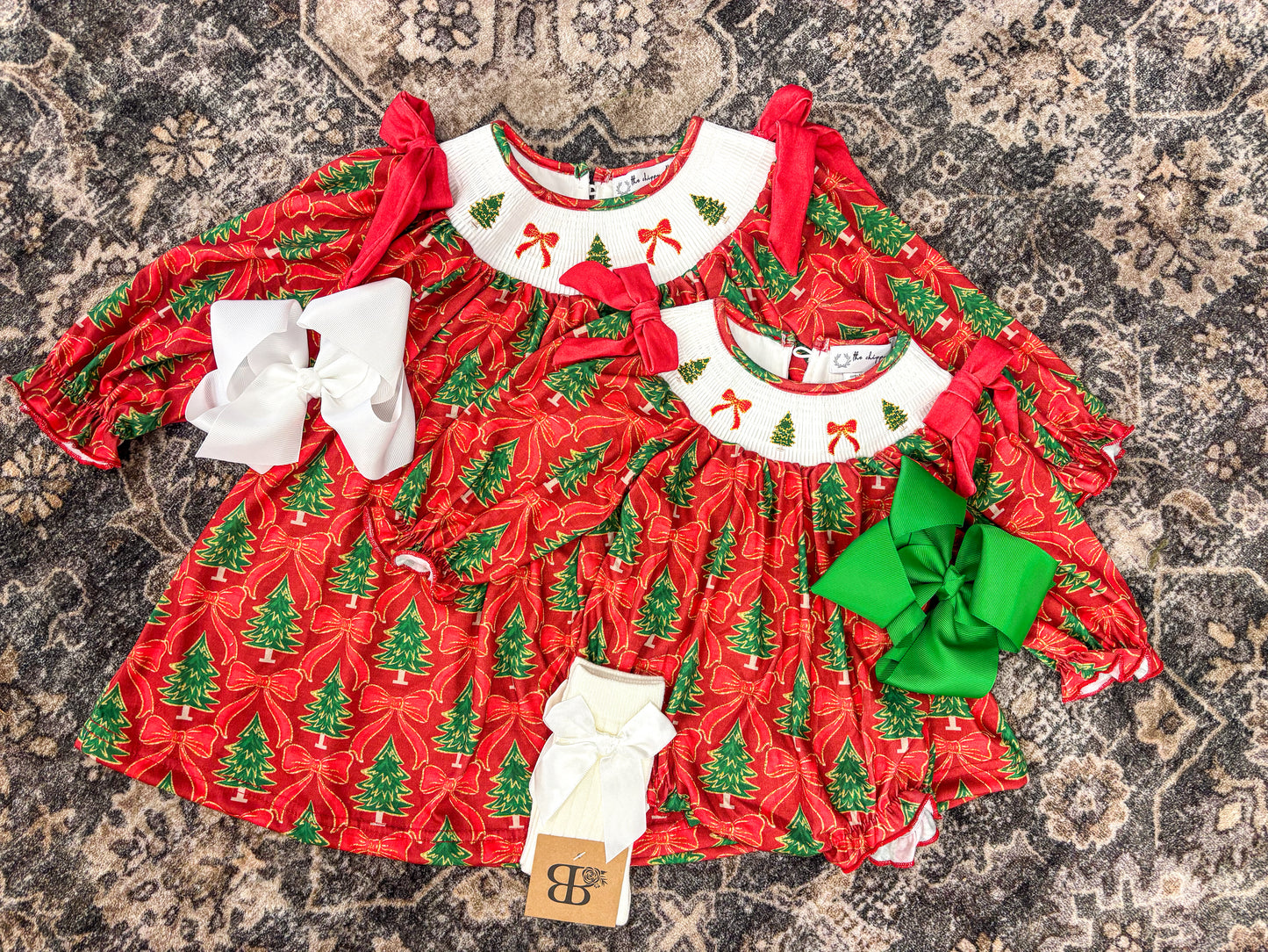 Classic Coquette Christmas Smock