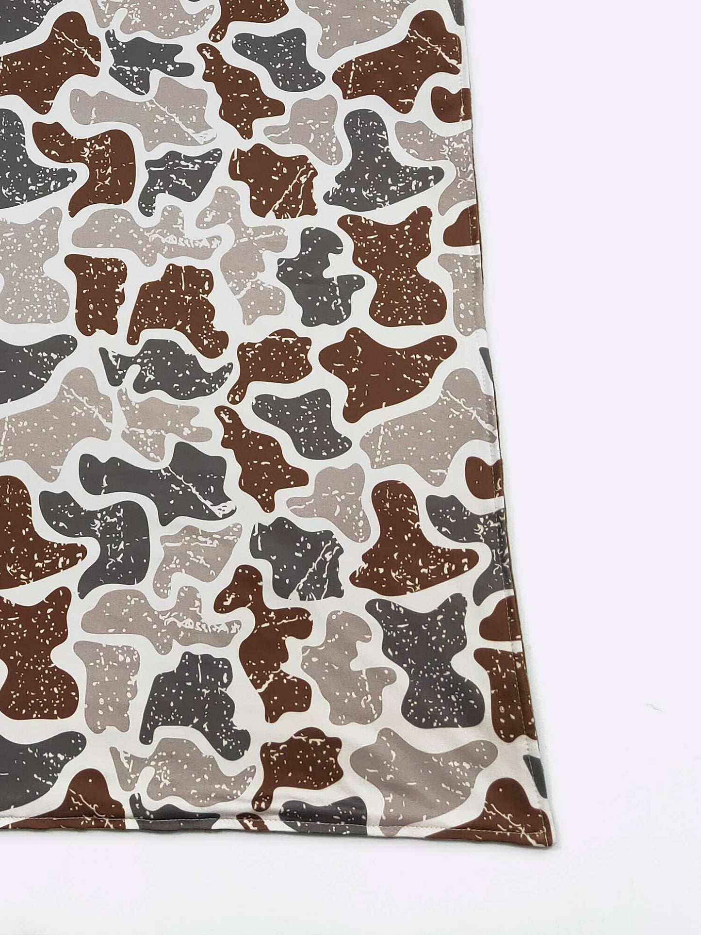 Distressed Camo Blanket