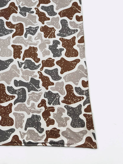 Distressed Camo Blanket