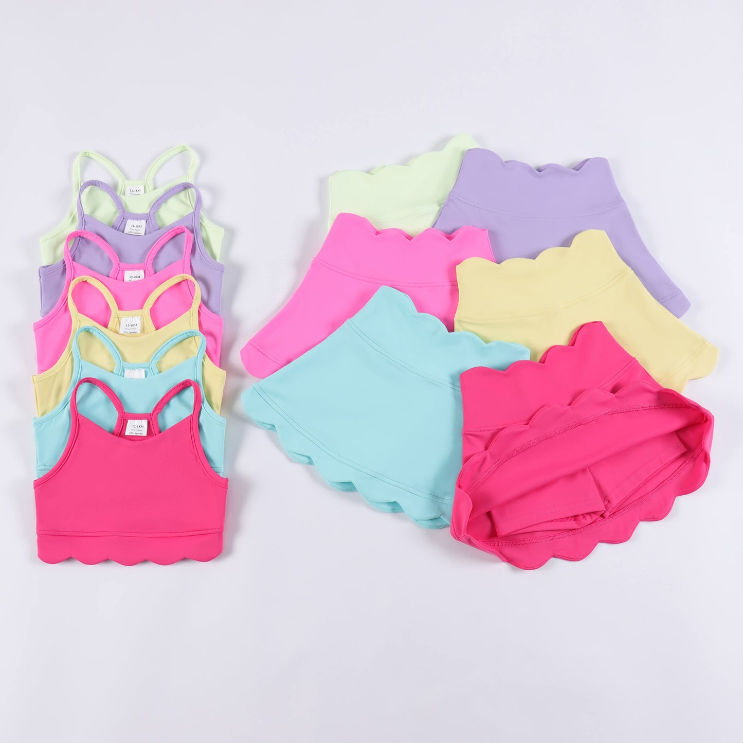 Scalloped Skort Set PRE•ORDER