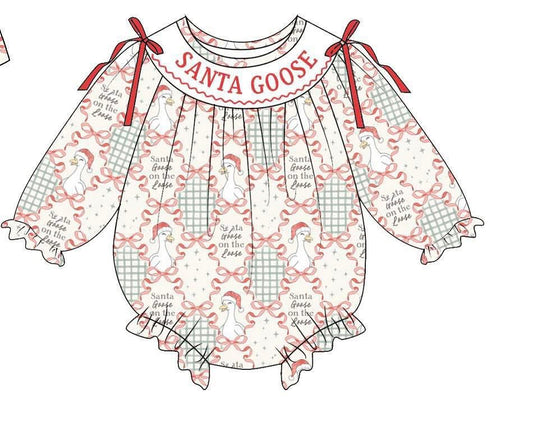 Santa Goose Smock Bubble PRE•ORDER