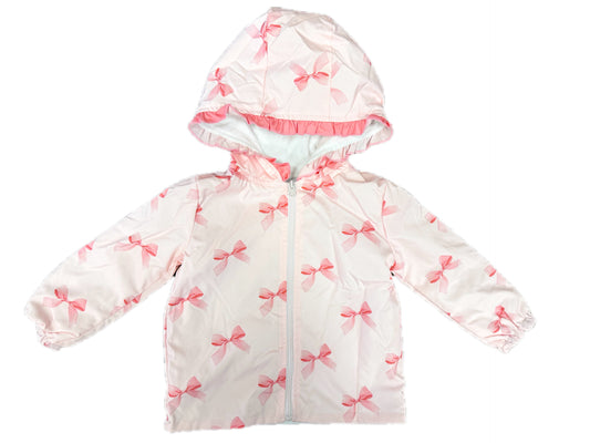 Pink Bow Rain Coat