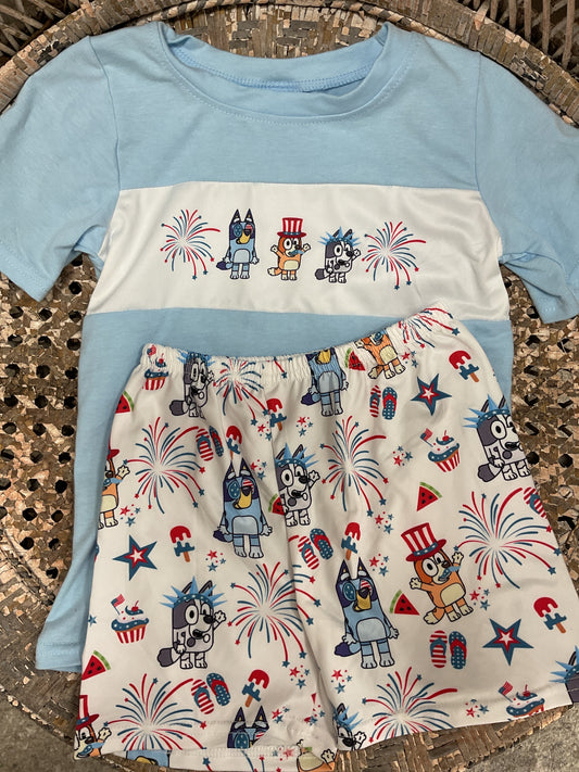 Red White Bluey Set