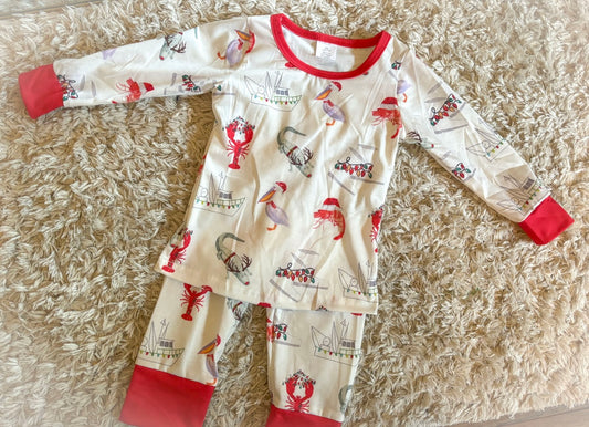 Cajun Christmas Pj Pant Set