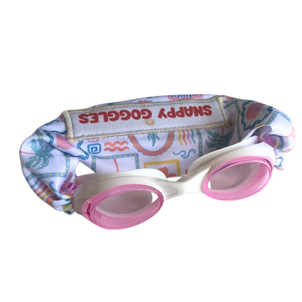 Kids Swim Goggles – Floatable Fabric Strap (Ages 3+)