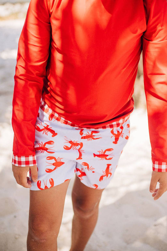 Boys Summer Swim Shorts - Crawfish