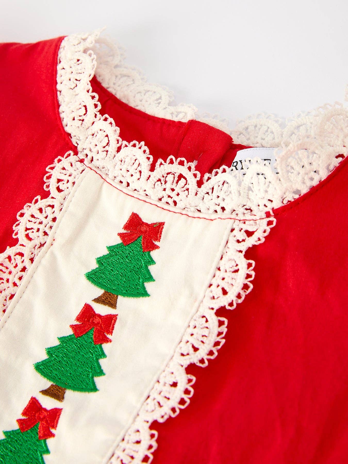Red Lace Christmas Dress