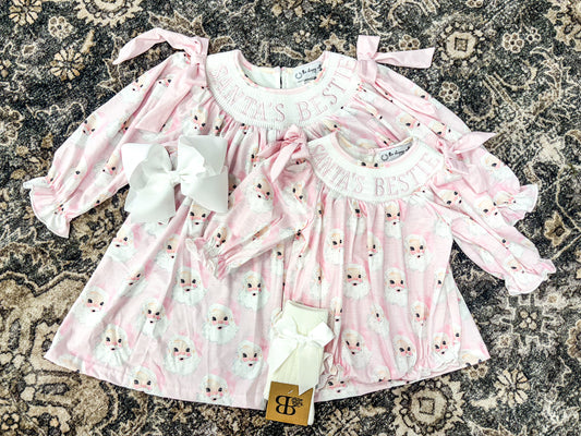 Baby Pink Vintage Santa Bestie