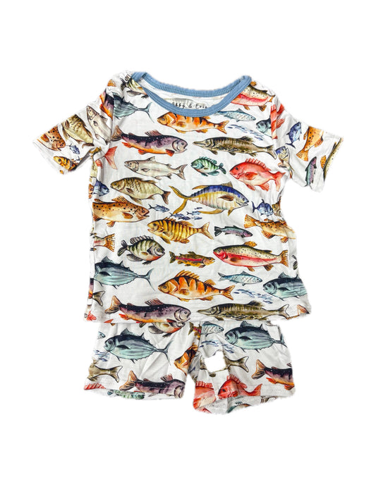 Fish Bamboo Short Set