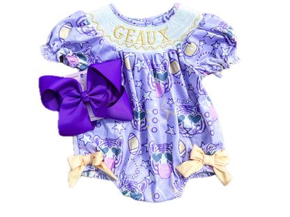 Preppy Geaux Smock