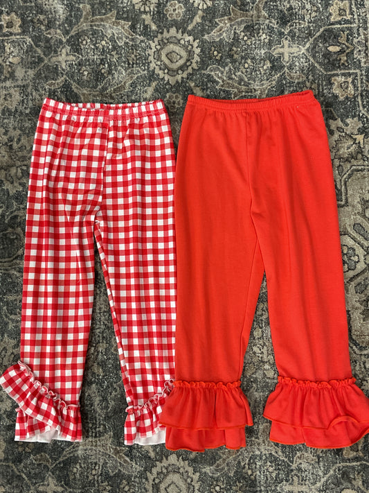 Ruffle Flare Pants