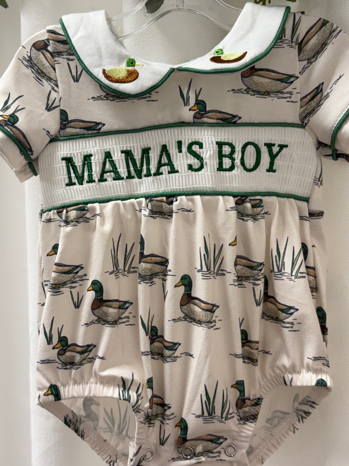 Mama’s Boy Vintage Mallard Collar Bubble