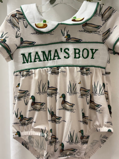 Mama’s Boy Vintage Mallard Collar Bubble