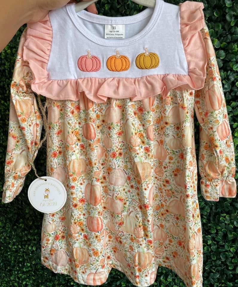 Floral Pumpkin Dress