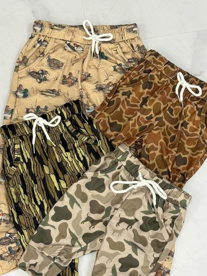 Fall Camo Joggers