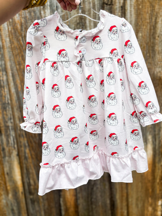 Pink Vintage Santa Gown