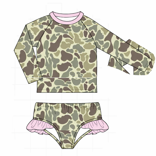 2PC Pink Camo Swim PRE•ORDER