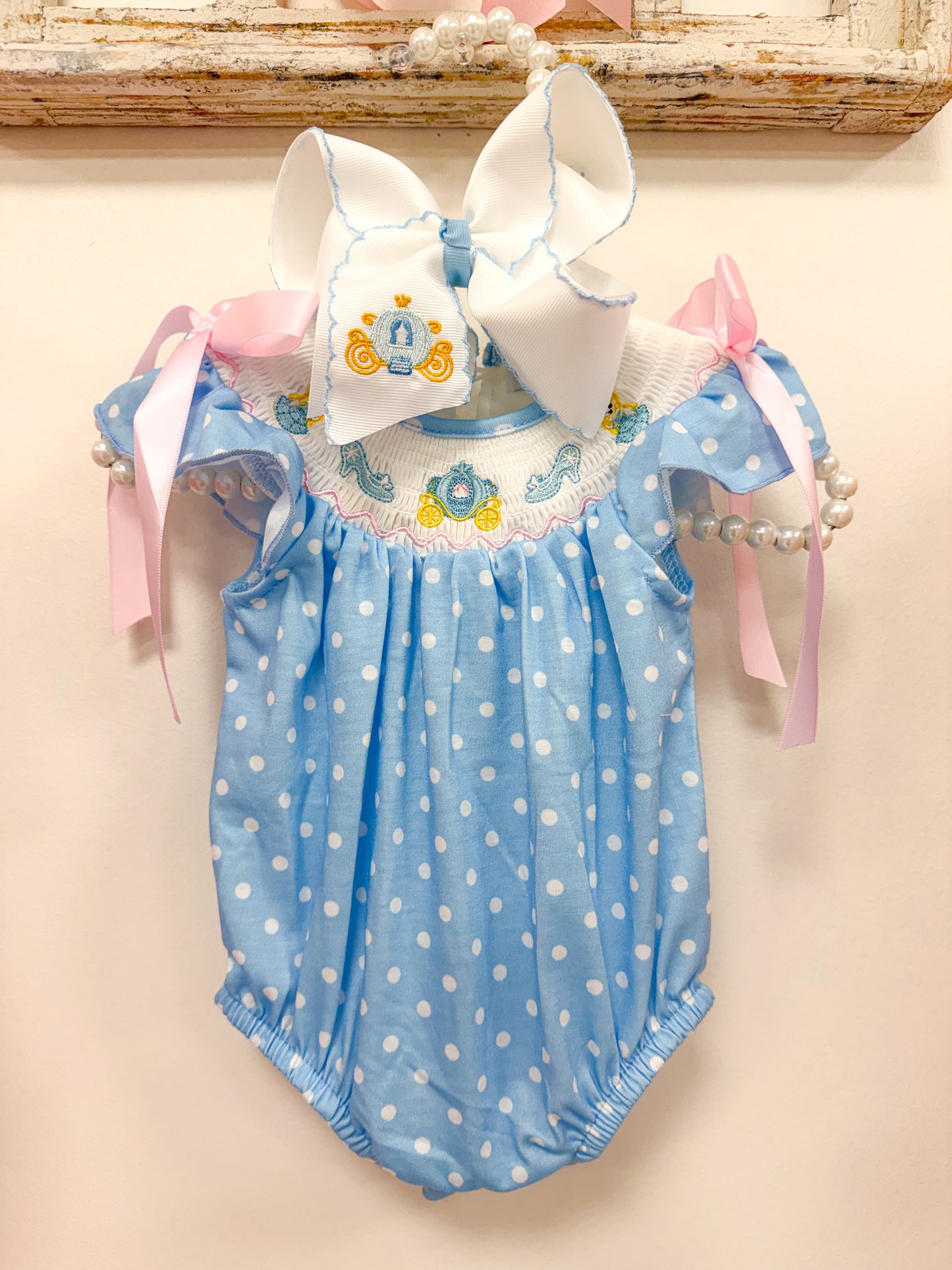 Glass Slipper Princess Smock Bubble