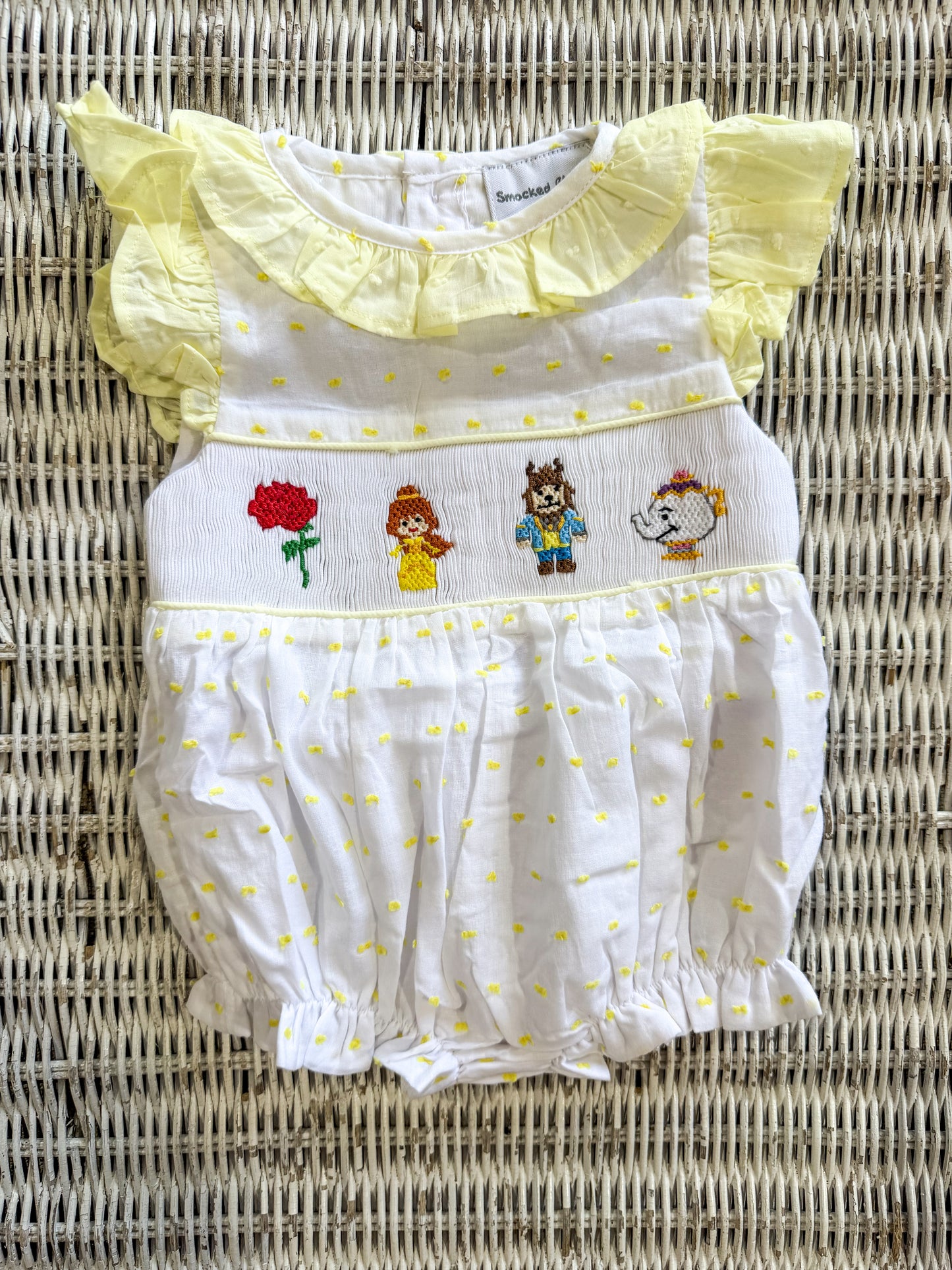 Yellow Character Handsmock Bubble