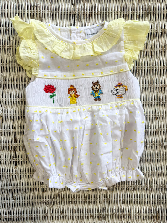 Yellow Character Handsmock Bubble