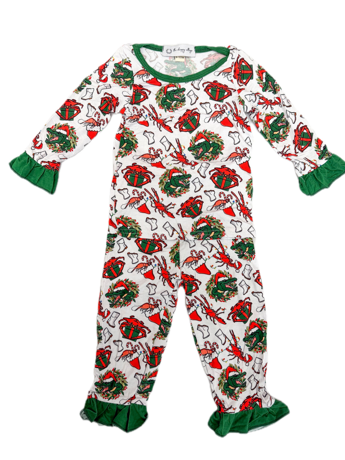 Christmas on the Bayou Girl Pant Set