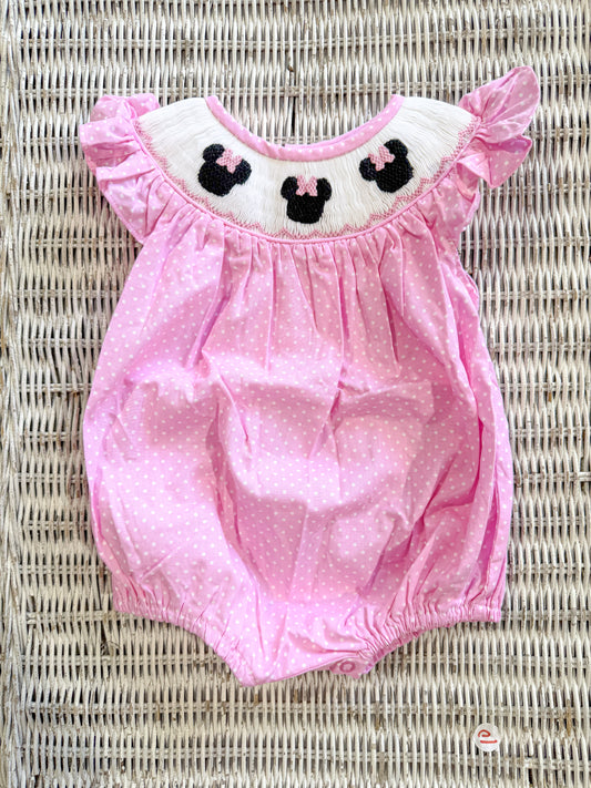 Hand Smock Polka Dot Mouse Bubble