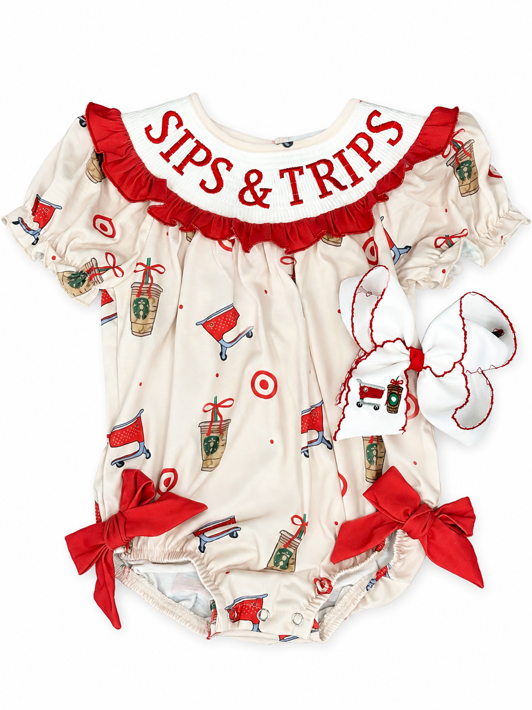 Sips & Trips Smock Bubble