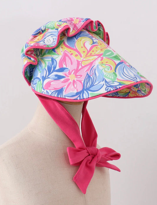 Summer Floral Bonnet