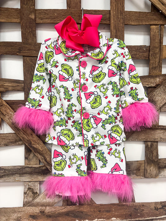 Mean One Feather Pjs