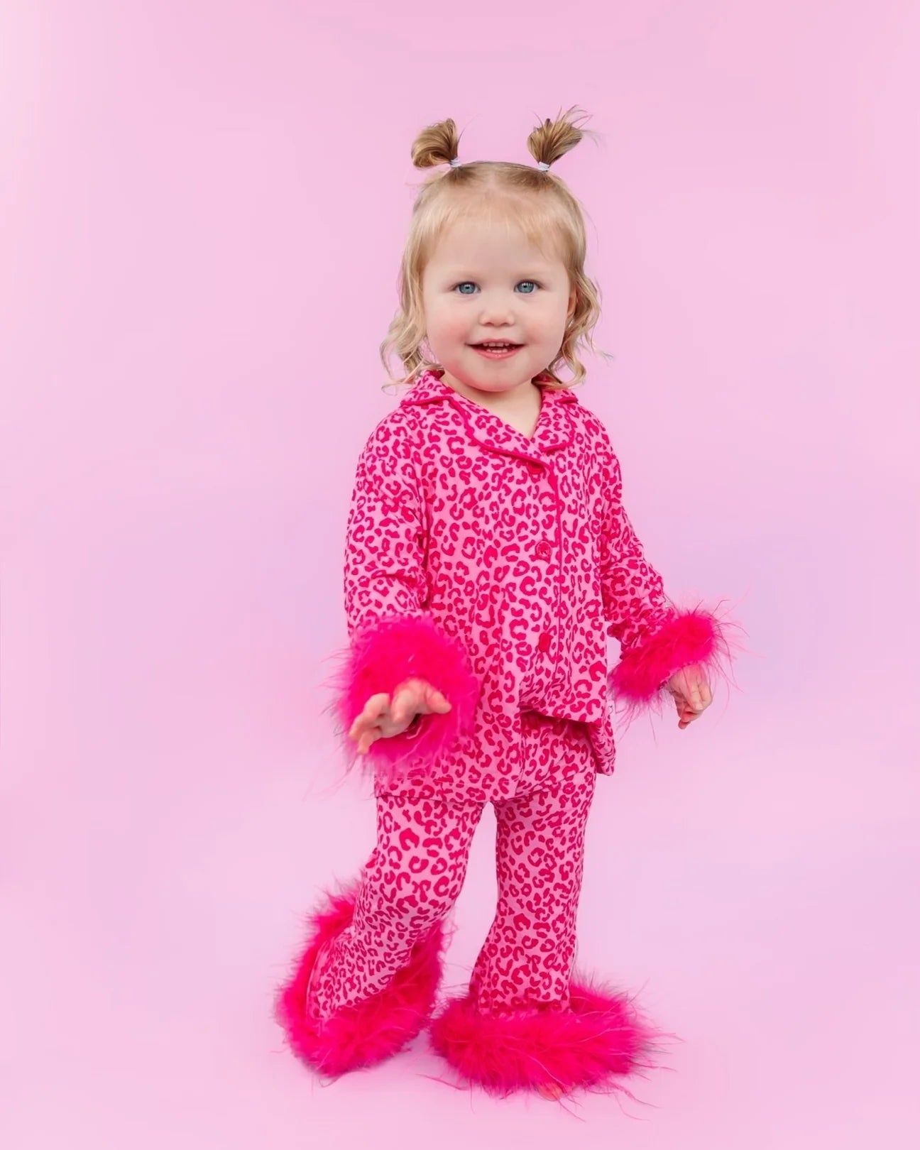 Hot Pink Leopard Lounge Wear