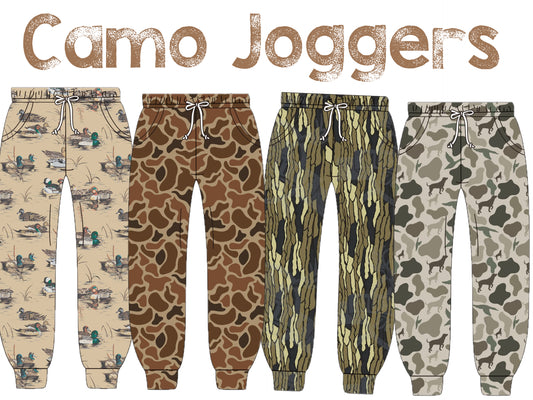 Fall Camo Joggers • PREORDER