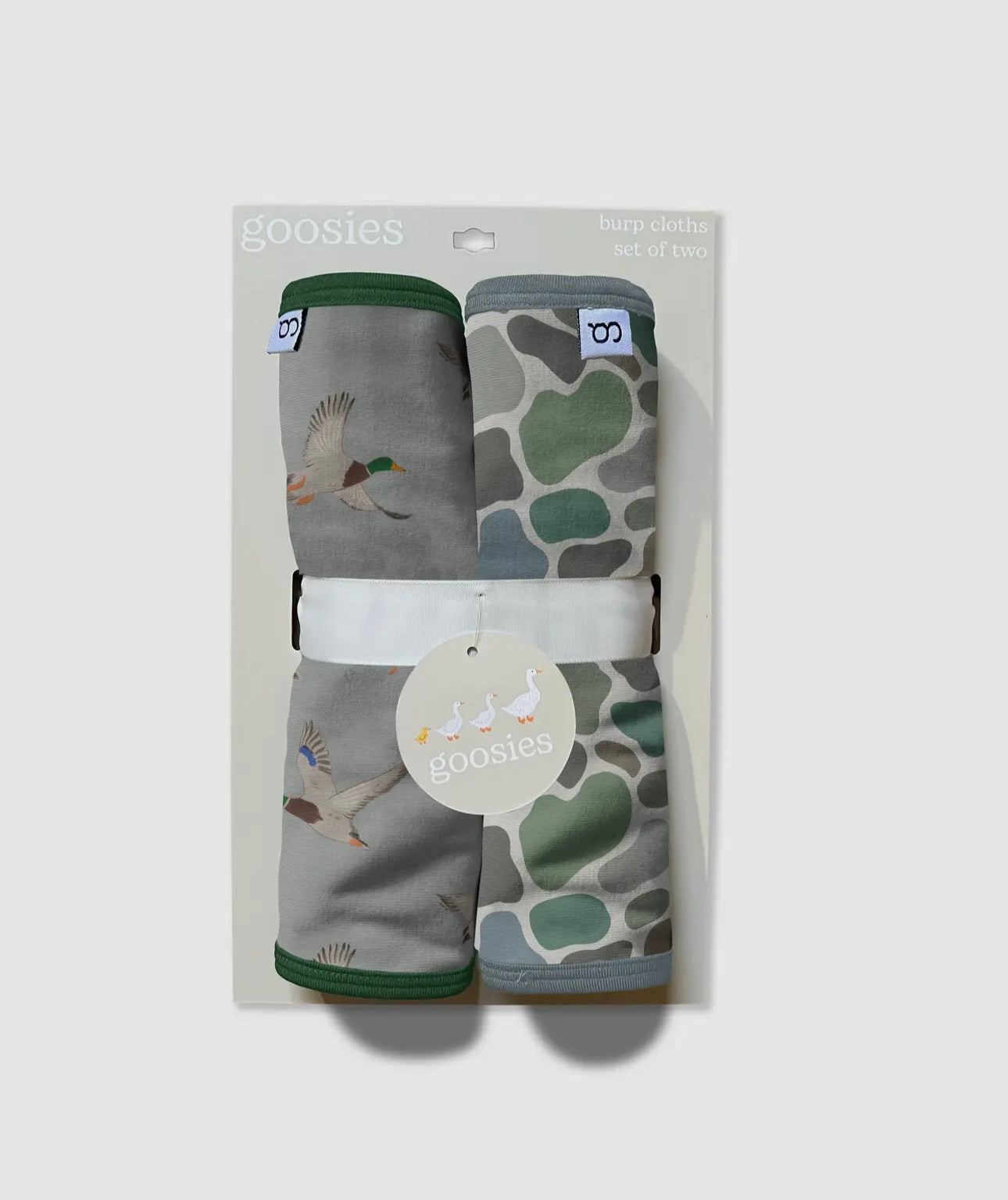 Mallard Camo Bamboo Burp Cloth Set