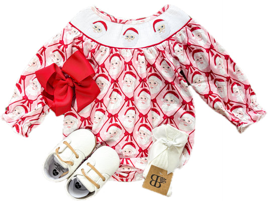 Coquette Santa Smock Bubble
