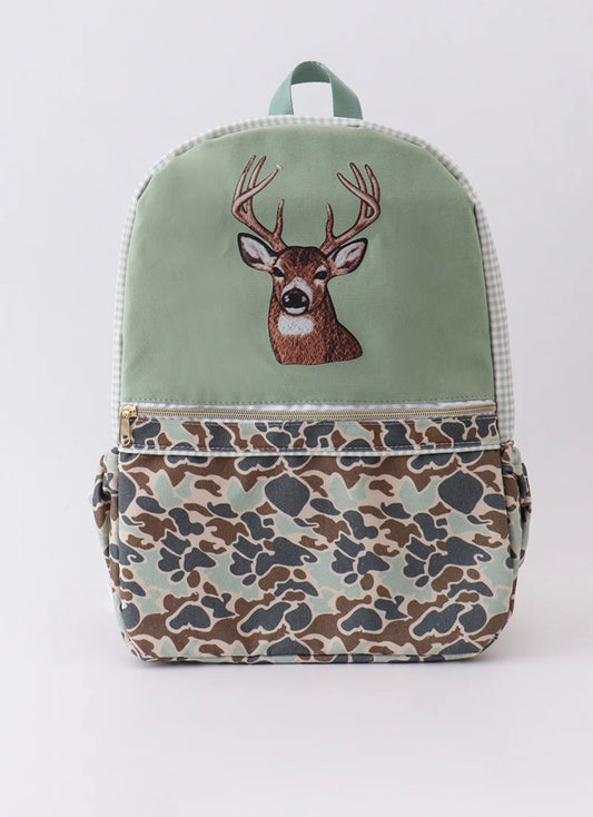 Large Printed Buck Backpack